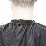 Пеньюар для стрижки DEWAL BARBER STYLE, полиэстер, полоска 140х158 см, на крючках AA02BS